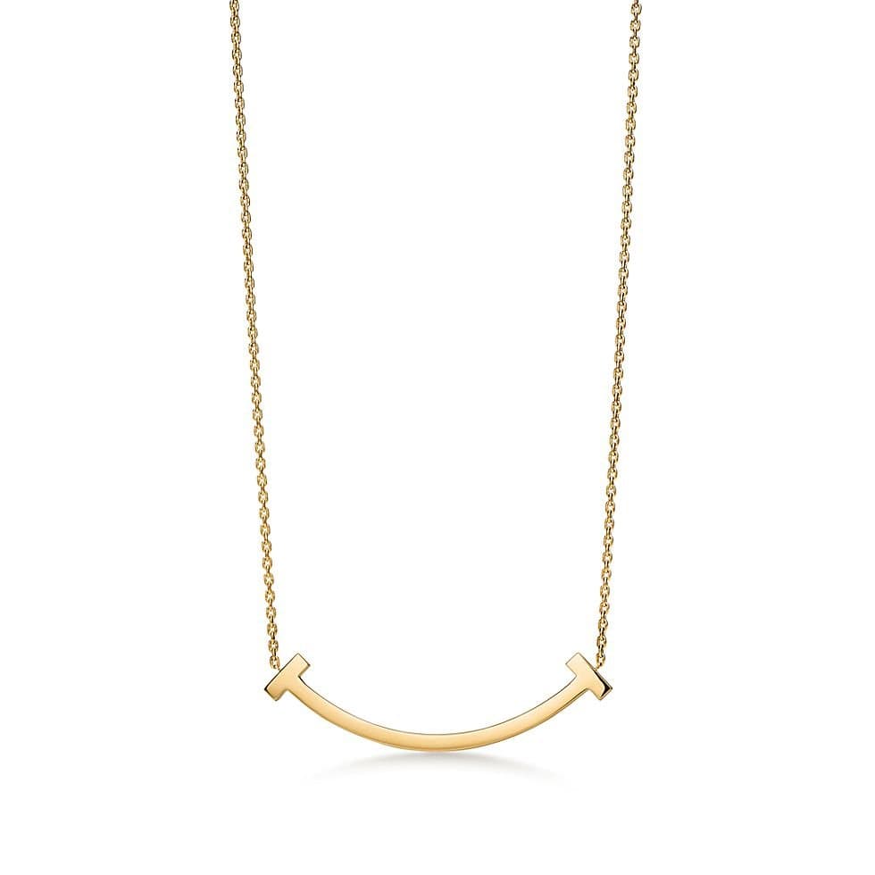 M size smile necklace